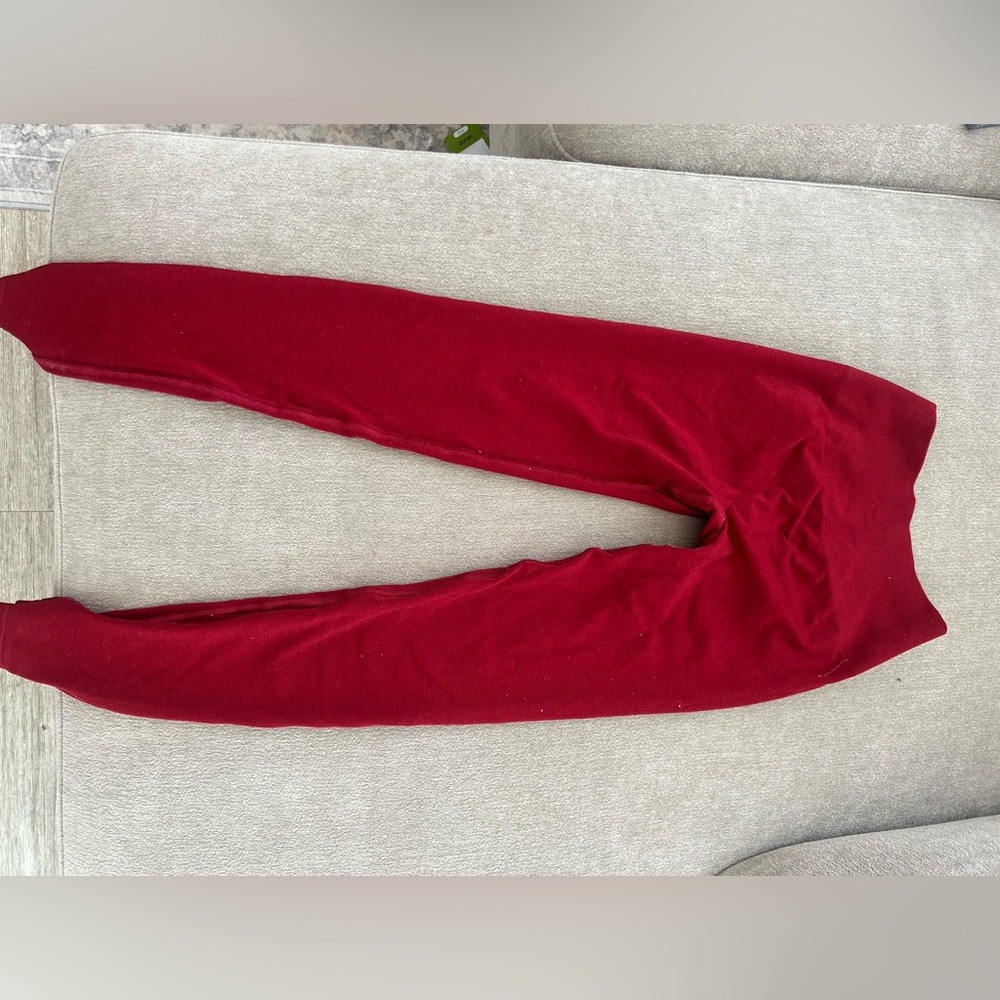 Alphalete Red Amplify Leggings (25 inch inseam)